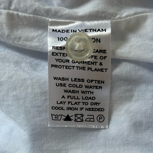 Hill House The Colette Dress in Blue Jacquard Check Ruffle Sz XS - Picture 14 of 15